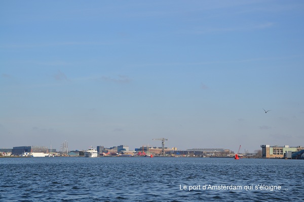 dans le port d'Amsterdam...
